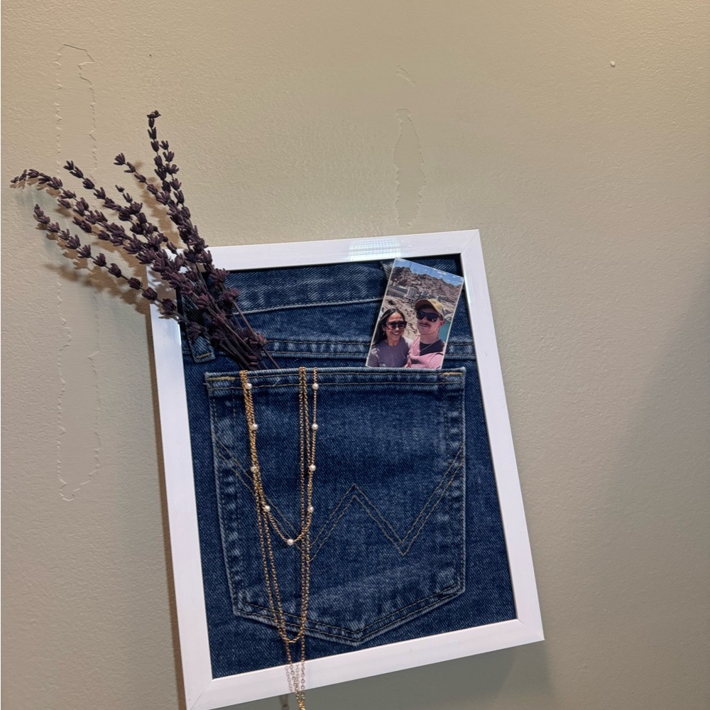 vintage jean wall decor - Picture 3 of 9